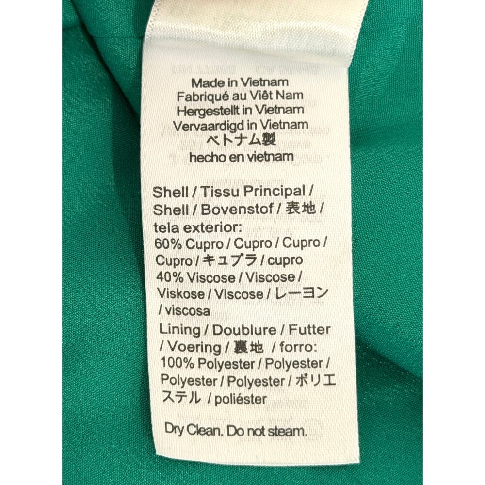 J.Crew Limited-edition Drapey Long Parke Blazer Summer Green Size 6 Cupro Blend - Picture 11 of 12